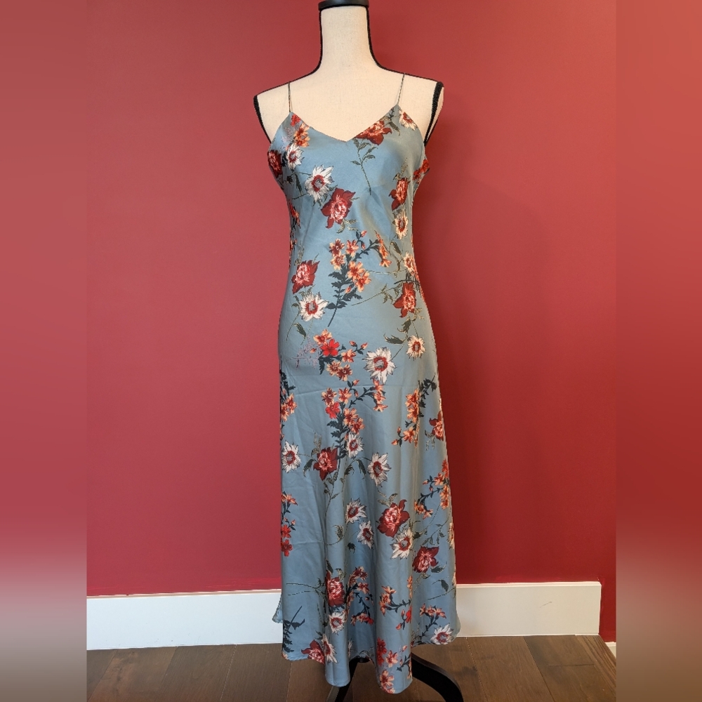 Floral Spaghetti Strap Dress